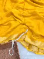 Dilruba (Crushed Viscose georgette) -  Mustard yellow - Image 2
