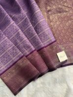 Lakshmi (Semi silk) - Lavender & Purple