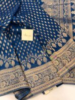 Shivanya (Mushru Kattan silk) - Royal blue