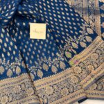 Shivanya (Mushru Kattan silk) - Royal blue