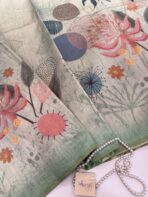 Crushed blooms (Fancy silk) - Green