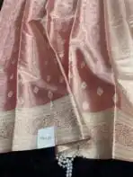 Varnam (Tissue Kancheevaram silk) - Baby pink - Image 4