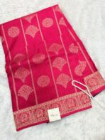 Shivanya (Mushru Kattan silk) - Dusty pink