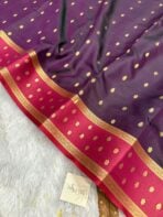 Rohini (Soft silk) - Deep Plum - Image 3