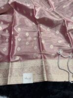 Varnam (Tissue Kancheevaram ) - Blush pink - Image 3