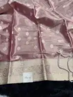 Varnam (Tissue Kancheevaram ) - Blush pink - Image 3