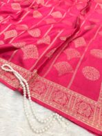 Shivanya (Mushru Kattan silk) - Dusty pink - Image 2