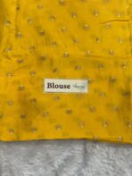 Aira (Georgette silk) - Green - Yellow - Image 5