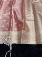 Varnam (Tissue Kancheevaram silk) - Baby pink - Image 5