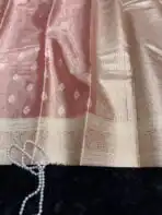 Varnam (Tissue Kancheevaram silk) - Baby pink - Image 5