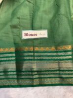 Tamara (Embroidered Tussar silk) - Emerald - Image 7
