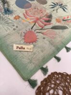 Crushed blooms (Fancy silk) - Green - Image 4
