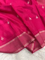 Shivanya (Mushru Kattan silk) - Rani Pink - Image 2