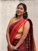 Rohini (Soft silk) - Coffee brown - Image 8