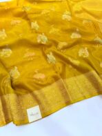 Shivanya (Mushru Kattan silk) - Brit Yellow - Image 2
