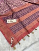 Magadhi (Semi tussar) - Lilac - Image 3