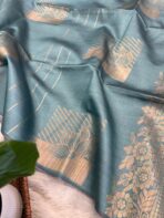 Srishti (Raw silk) - Turquoise