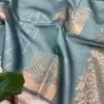 Srishti (Raw silk) - Turquoise