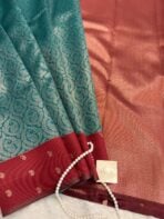 Lakshmi (Semi silk) - Sapphire blue - Image 3