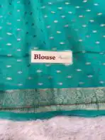 Shivanya (Mushru Kattan silk) - Jade - Image 4