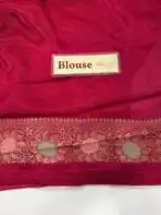 Shivanya (Mushru Kattan silk) - Raspberry pink - Image 5