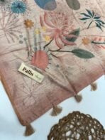 Crushed blooms (Fancy silk) - Dusty peach - Image 3