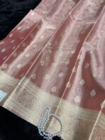 Varnam (Tissue Kancheevaram silk) - Baby pink - Image 2