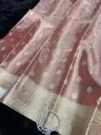 Varnam (Tissue Kancheevaram silk) - Baby pink - Image 2