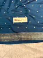 Lakshmi (Semi silk) - Rama blue - Image 5
