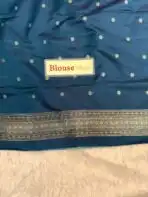 Lakshmi (Semi silk) - Rama blue - Image 5
