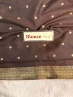 Lakshmi (Semi silk) - Burnt Orange - Image 6