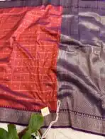Lakshmi (Semi silk) - Magenta - Image 2