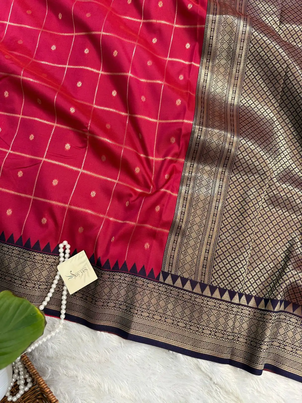 IMG-20260106-WA0025 Lakshmi (Semi silk) - Hot pink - Image 1