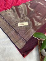 Lakshmi (Semi silk) - Hot pink - Image 4
