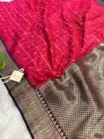 Lakshmi (Semi silk) - Hot pink - Image 3