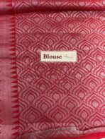 Rohini ( Soft silk) - Vermillion red - Image 6