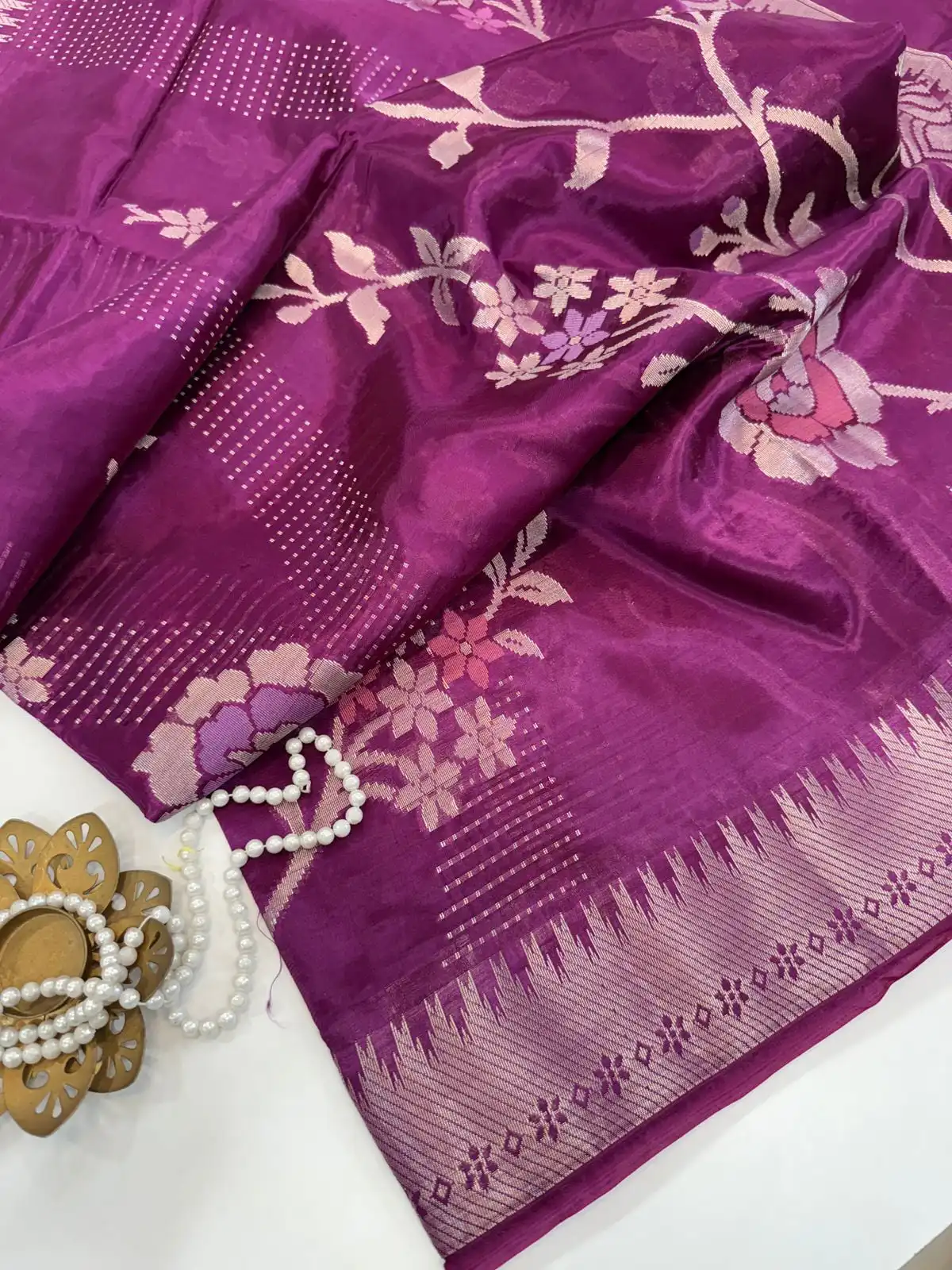 IMG-20260126-WA0014 Rohini ( Soft silk) - Violet - Image 1