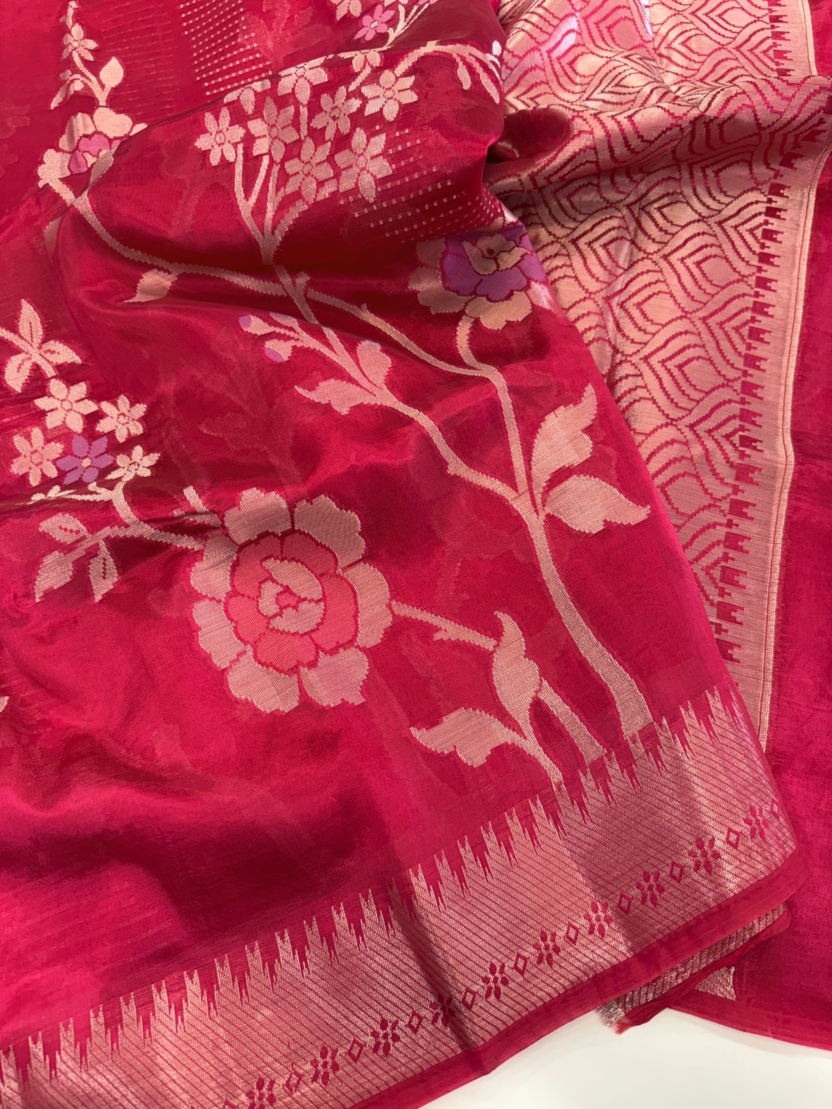 IMG-20260126-WA0025 Rohini ( Soft silk) - Hot Pink - Image 1