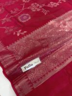Rohini ( Soft silk) - Hot Pink - Image 5