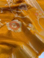 Rohini ( Soft silk) - Mustard - Image 4