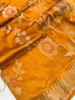 Rohini ( Soft silk) - Mustard - Image 2