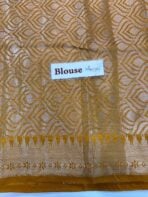 Rohini ( Soft silk) - Mustard - Image 6
