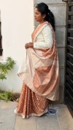 Samridhi (Tussar silk) - Honey - Image 3