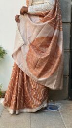 Samridhi (Tussar silk) - Honey - Image 4