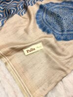 Samridhi (Tussar silk) - Indigo - Image 4