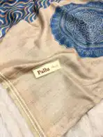 Samridhi (Tussar silk) - Indigo - Image 4