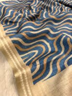Samridhi (Tussar silk) - Indigo