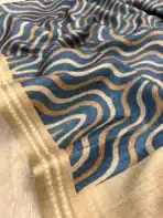 Samridhi (Tussar silk) - Indigo