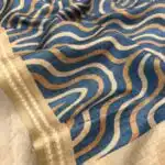 Samridhi (Tussar silk) - Indigo