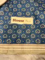 Samridhi (Tussar silk) - Indigo - Image 5